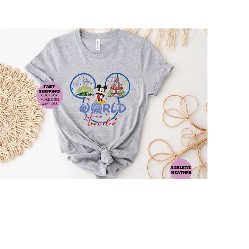 Disney World Traveler Bundle shirt, Mickey Travel shirt, Disney World Epcot Trip Tee,Disney Family Vacation Tee, World T.jpg