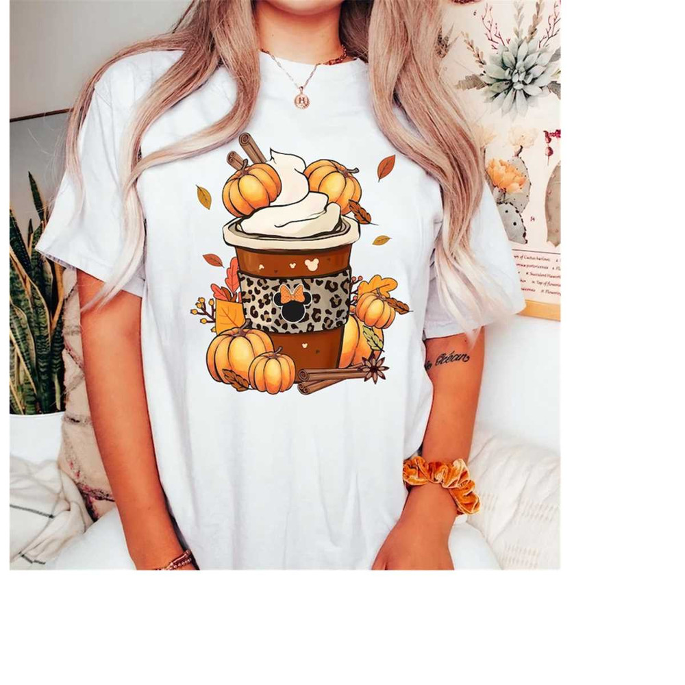 Fall Coffee Shirt, Coffee Lovers Shirt, Pumpkin Latte Drink, Thanksgiving Shirt, Pumpkin Spice Shirt, Fall Things Shirt,.jpg