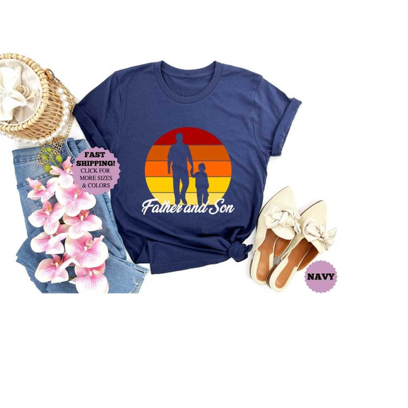 Father and Son Shirt, New Dad Shirt, Father Tee, Daddy Shirt, Father's Day Shirt, Best Dad Tee, Dad and Child Shirt, Fat.jpg