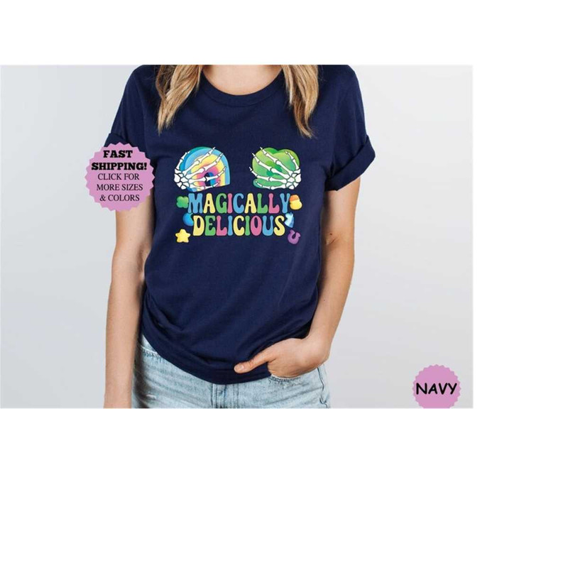 Funny St. Patrick's Day T-Shirt, Skeleton Hand Lucky Charms St Paddy's Day Shirt, Skeleton Hands St Patrick's Day Tee Sh.jpg