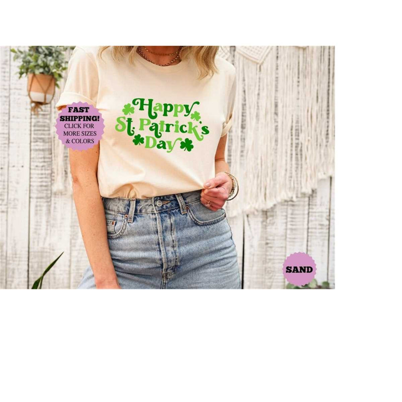 Happy St. Patricks Day with Shamrock Shirt, Shamrock Shirt,Happy St Patricks Day Shirt, Lucky Shirt, Irish Day Shirt,pat.jpg
