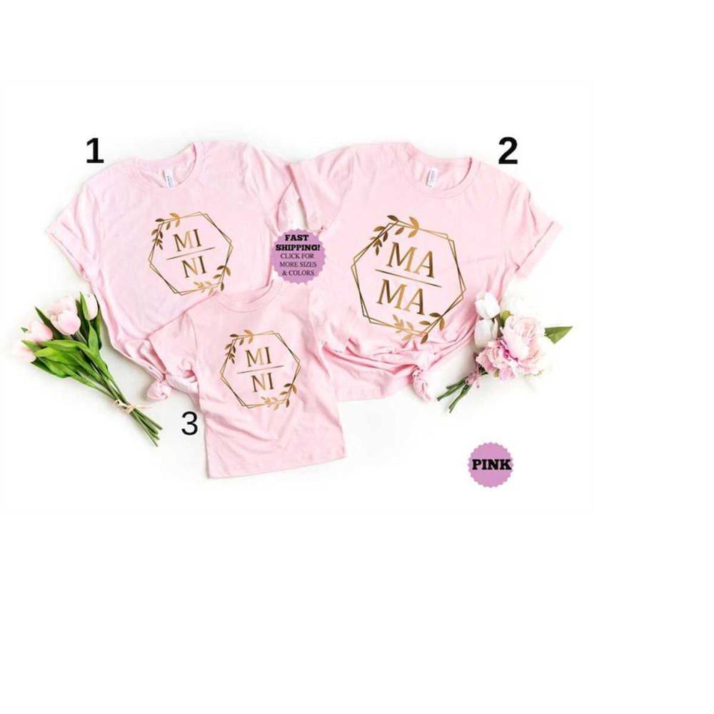Mama Mini Shirts, Mom And Me Shirt, Mother's Day Gift, Matching Mommy and Me Shirts, Matching Mom Shirt, Mama Mini Match.jpg