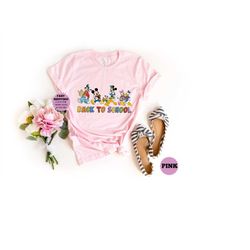mickey and friends back to school shirts, disney school sweatshirts, mickey and friends school shirt, first day of schoo