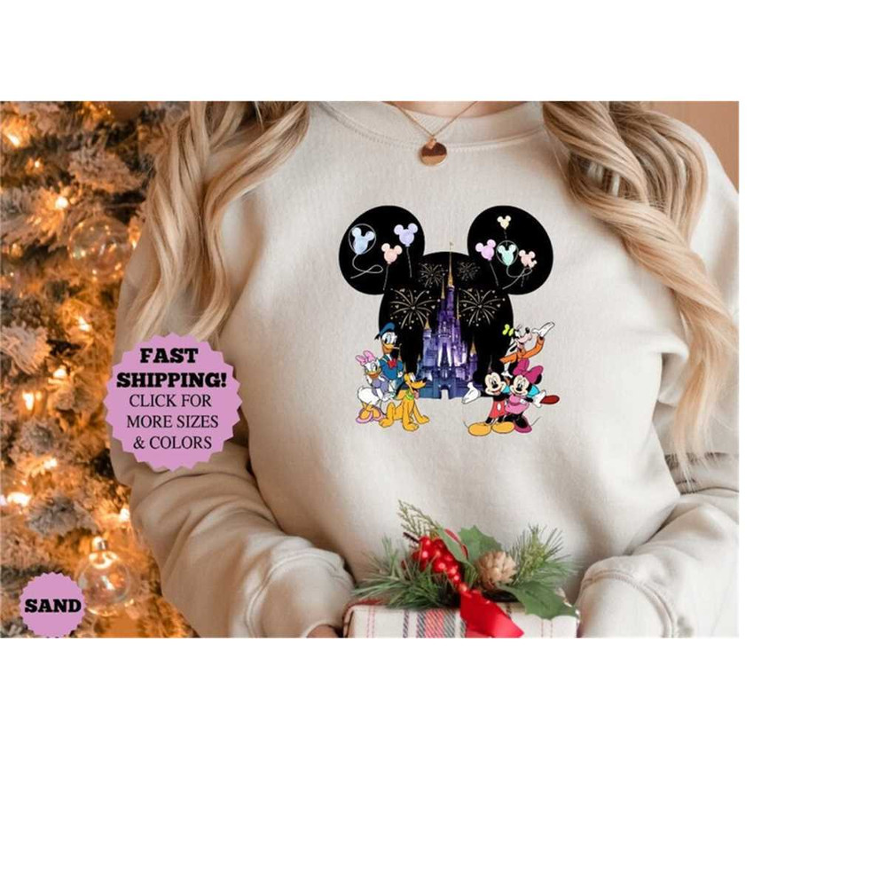 Mickey And Friends In Disneyworld Trip T Shirt, Disneyworld Friends Trip Shirts, Women Tops, Disney Castle Shirt, Disney 1.jpg
