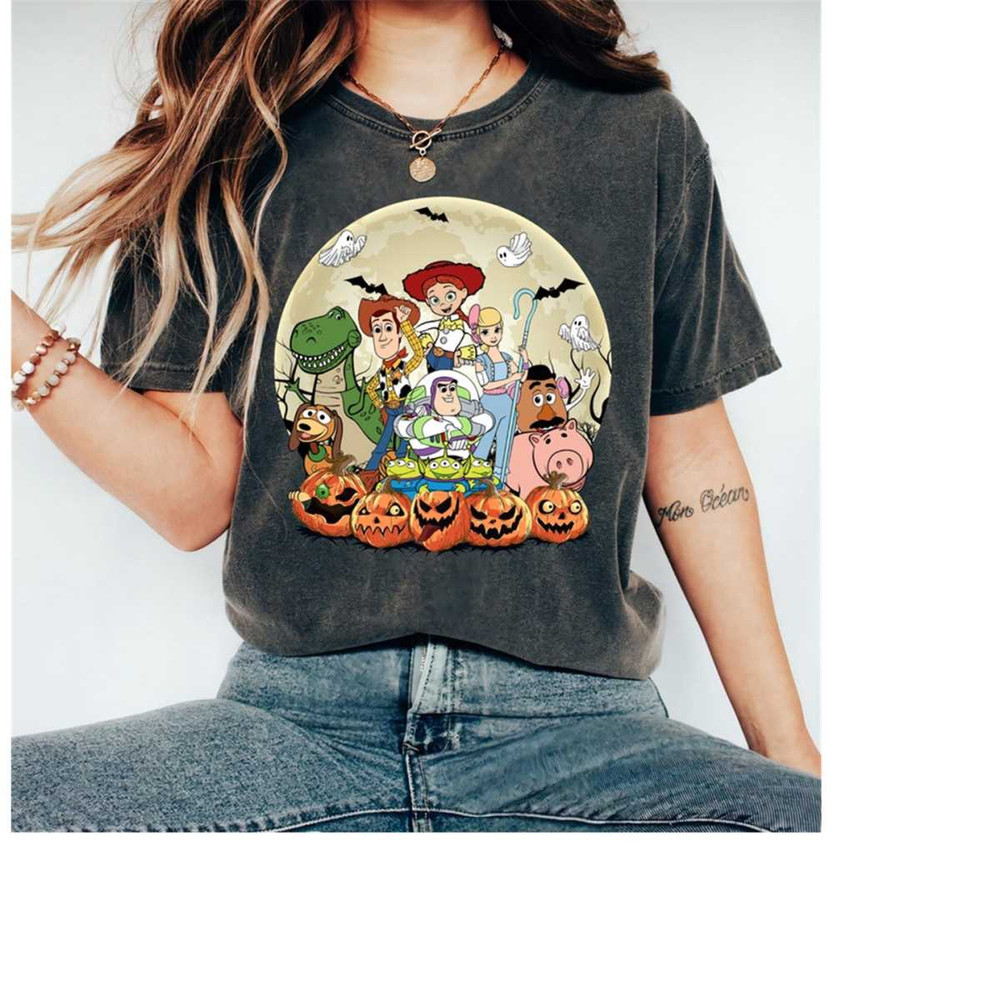Retro Disney Toy Story Halloween Shirt, Buzz,Woody,Jessie,Aliens, Disneyworld Halloween Shirt, Halloween 2023 Shirt, Hal 1.jpg