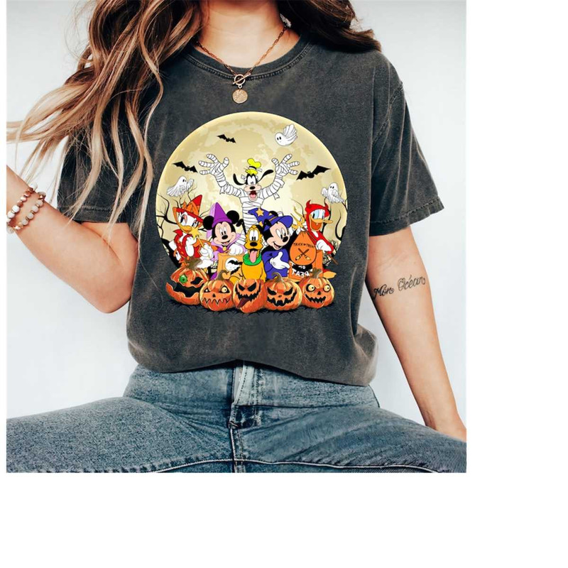 Retro Mickey And Friends Halloween Shirt, Disneyworld Halloween Shirt, Halloween 2023 Shirt, WDW Magic Kingdom Shirt, Ha.jpg