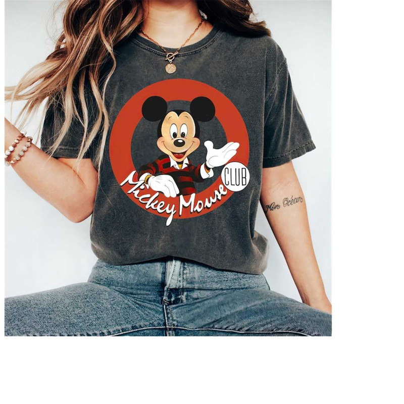 Retro Mickey Mouse Club Mickey 1928 Steamboat Willie Shirt, Mickey and Friends Shirt, Magic Kingdom, Disneyland Family M.jpg