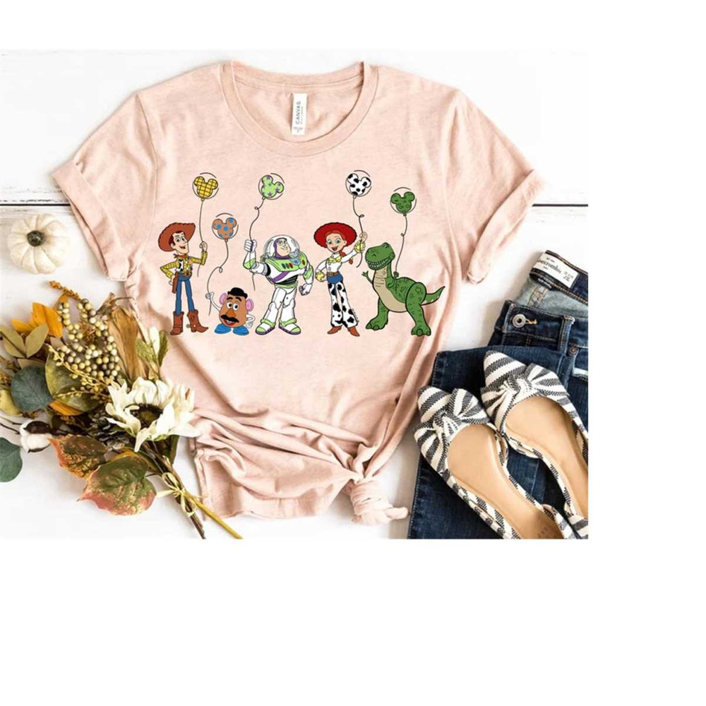 Disney Toy Story Friends Group Shirt, Toy Story Shirt, Toy Story Mickey Balloon Shirt, Disneyland Balloons Tee,Disneylan.jpg