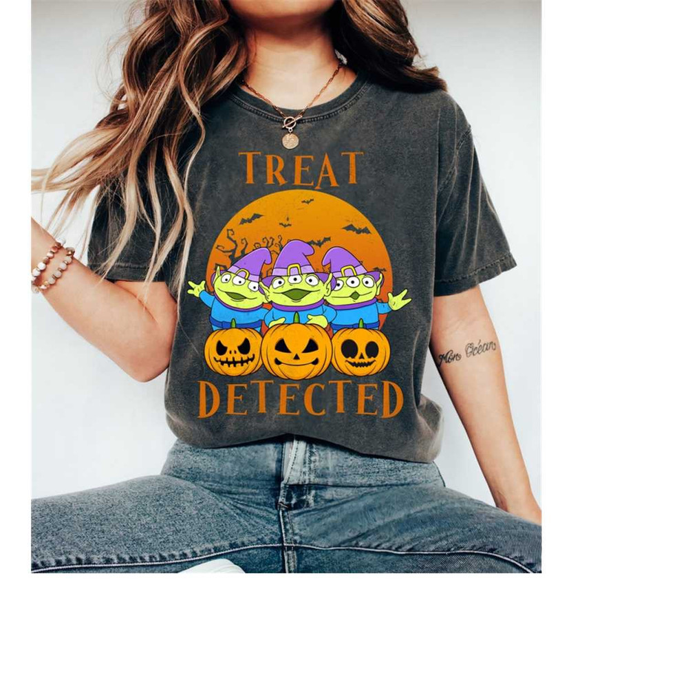Disney Toy Story Halloween Aliens Witch Treat Detected Pumpkin Shirt, Disneyworld Halloween 2023 Shirt, Family Halloween.jpg