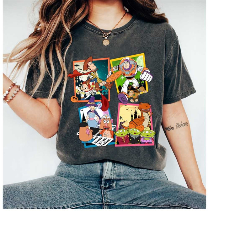 Disney Toy Story Vintage Retro Halloween Shirt, Toy Story Halloween Pumpkin Witch Shirt, Disneyland Halloween Matching F.jpg