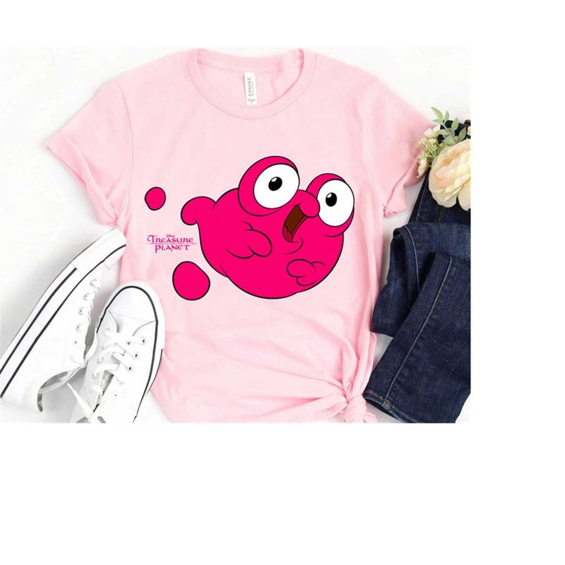 Disney Treasure Planet Morph Pink Blob T-Shirt, Magic Kingdom Tee, Disneyland Holiday Vacation Trip Gift Unisex Adult T-.jpg