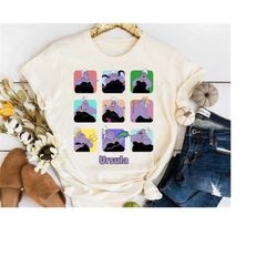 disney ursula moods the little mermaid tshirt, disney villains shirt, disneyland trip gift shirt, matching family shirt