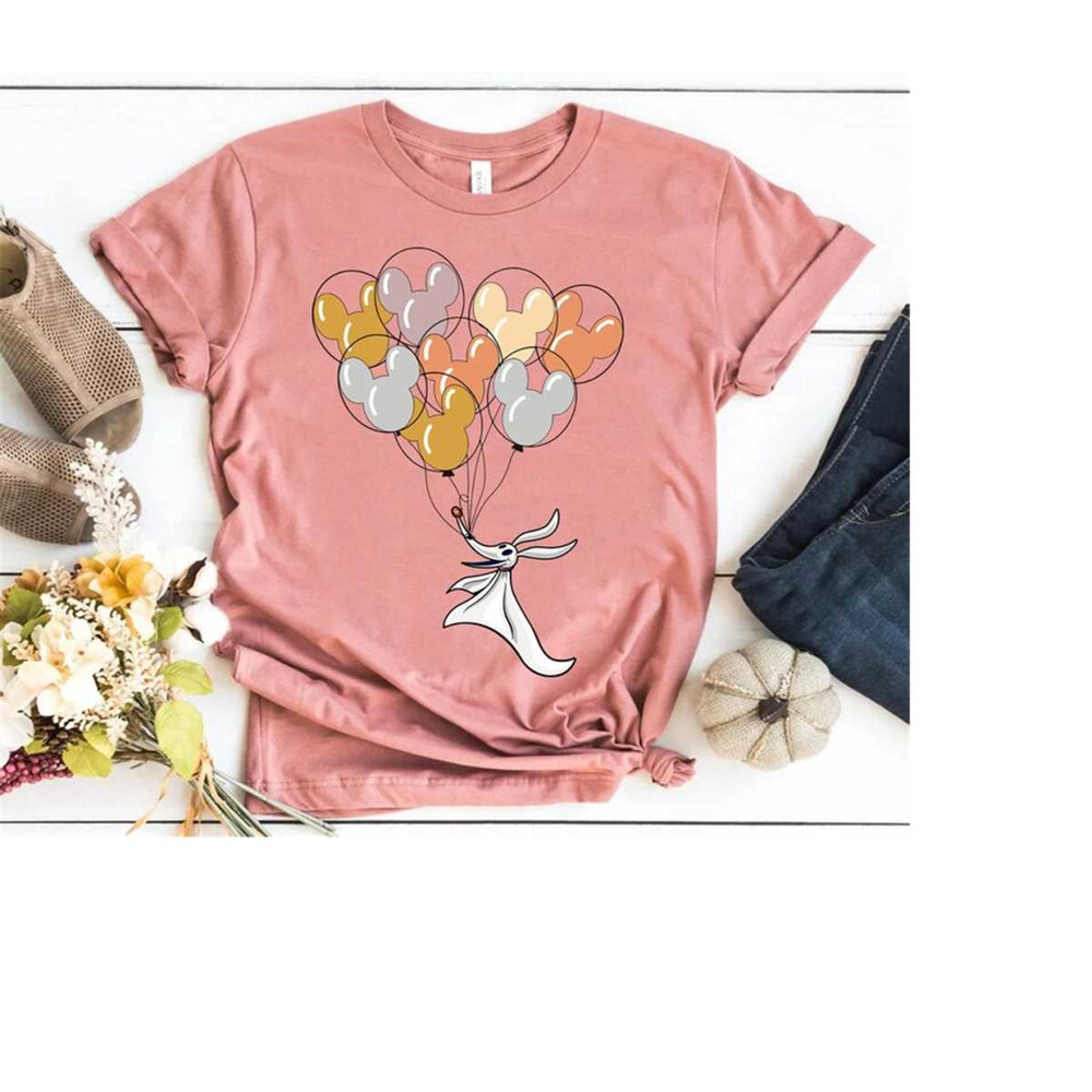 Disney Zero with Mickey Balloon Shirt, Cute Zero Dog The Nightmare Before Christmas Shirt,Mickey Ears Birthday Shirt,Dis.jpg