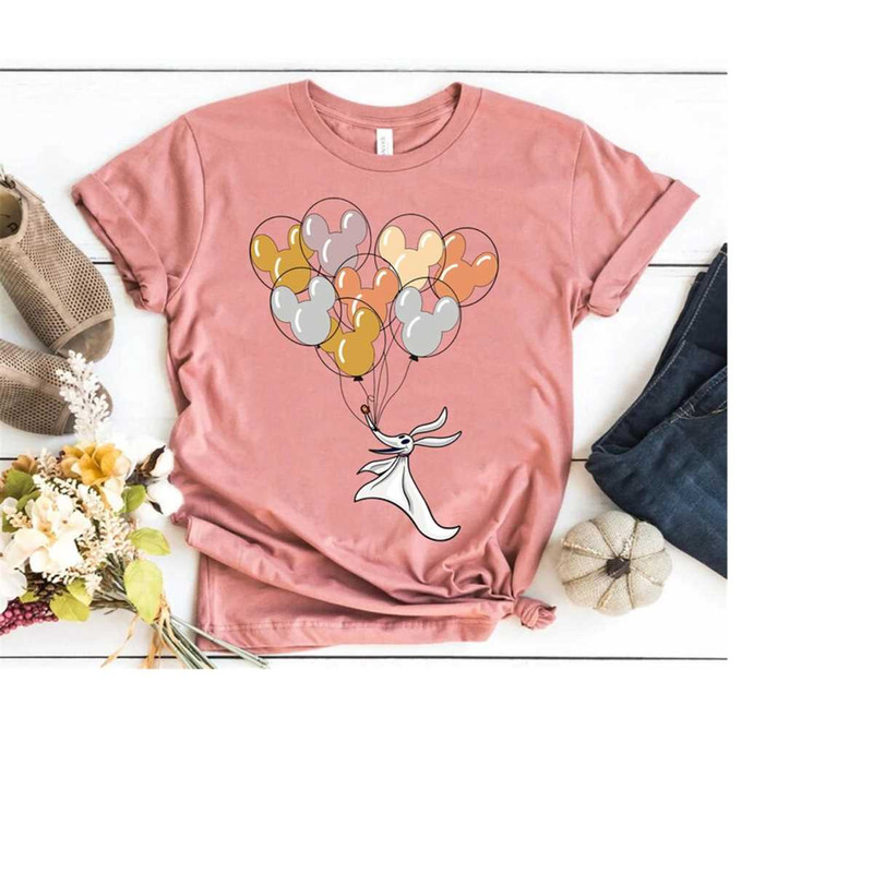 Disney Zero with Mickey Balloon Shirt, Cute Zero Dog The Nightmare Before Christmas Shirt,Mickey Ears Birthday Shirt,Dis.jpg