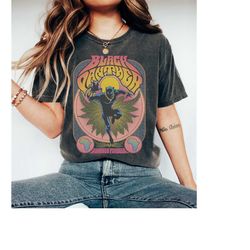 marvel black panther vintage 70s poster style tshirt, magic kingdom shirt, disneyland disney world tee unisex adult sh