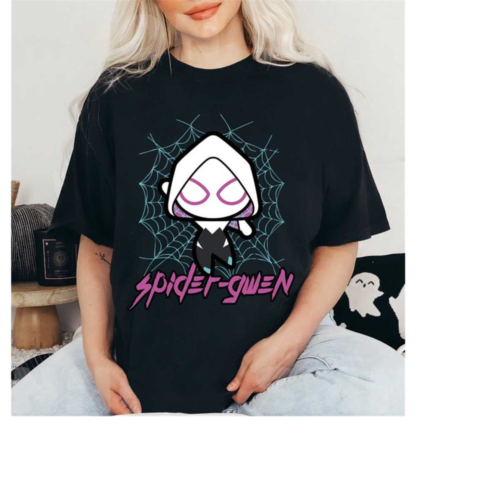 Marvel Spider-Gwen Cute Kawaii Epic Web Graphic T-Shirt Retro Marvel Comic Shirt, Marvel Comic Book Shirt, WDW Magic Kin.jpg
