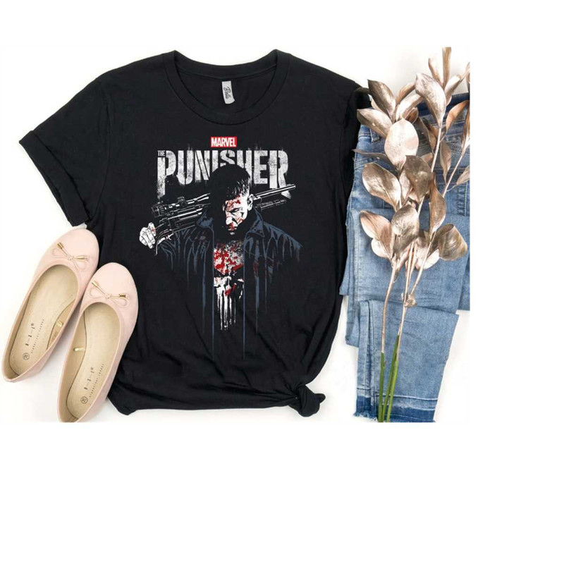 Marvel The Punisher Frank Castle Vigilante T-Shirt, Magic Kingdom Shirt, Disneyland Disney World Tee Unisex Adult Shirt.jpg