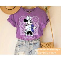 retro disney minnie mouse cute mickey and friends shirt, 100 years of wonder tee,disneyland 100th anniversary tee,disney