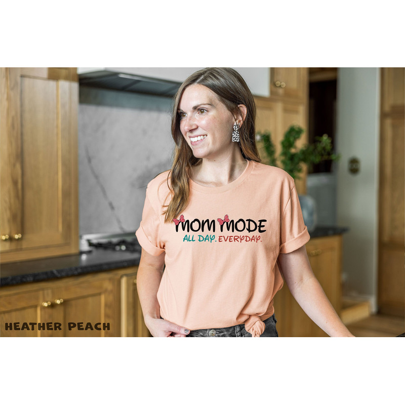 Mom Mode T-Shirt, Mom Mode All Day Every Day Shirt, Disney Inspired Shirt, Mothers Day Shirt, Disney Mom Shirt, Mama Shirt, Mothers Day Gift.jpg