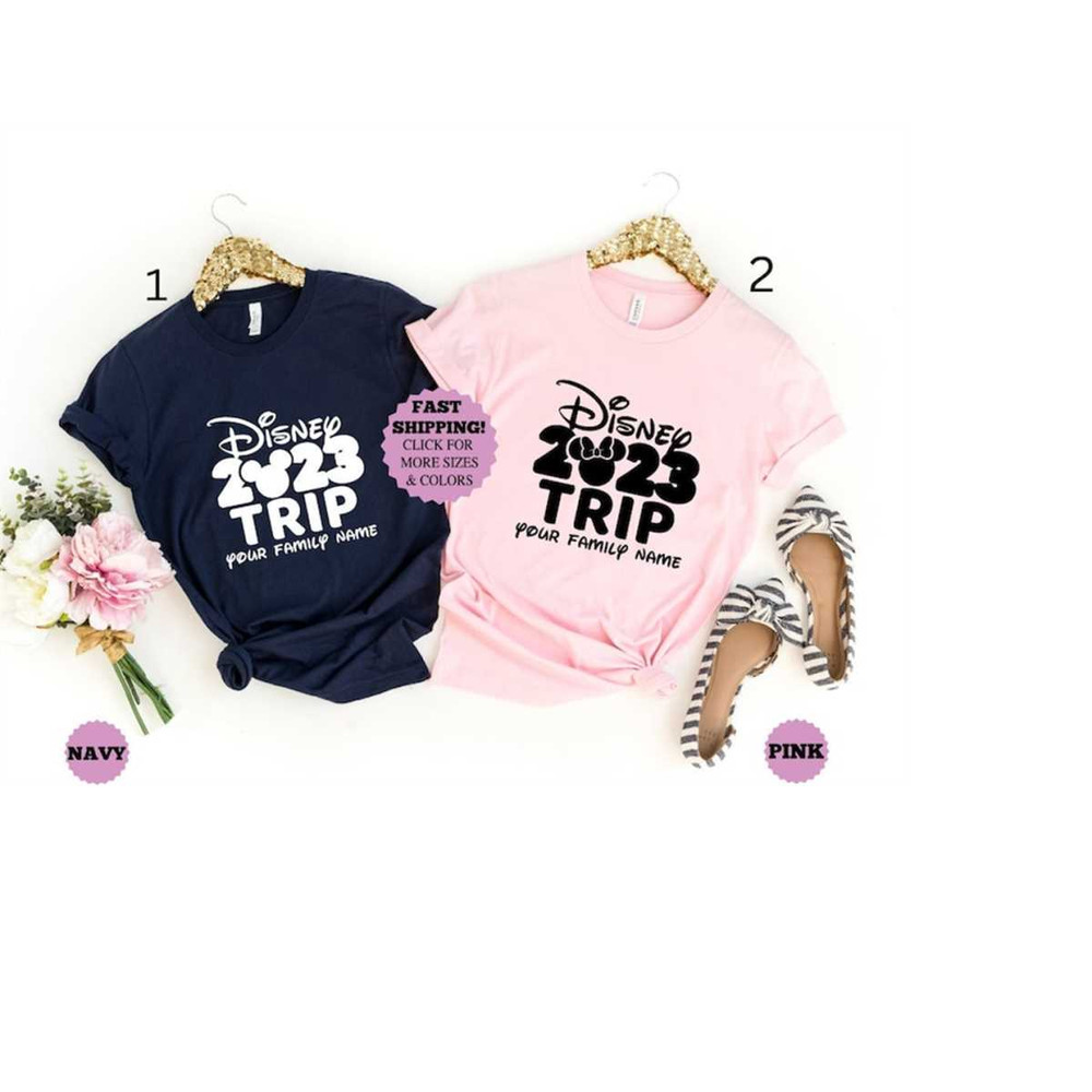 Custom Disney Trip 2023 Shirt,Disney Mickey Minnie Shirt,Disney Shirt 2023,Vintage Disneyland Shirt,Disney Vacation Tee 2.jpg