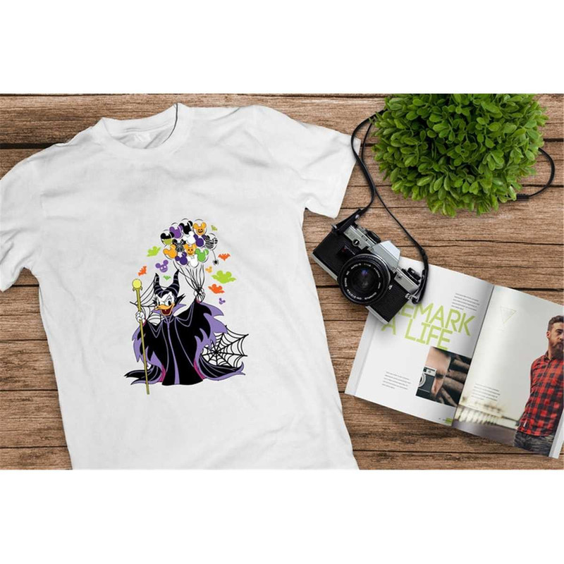 Daisy Duck, Maleficent, Disney Halloween Shirt, Treat or Trick, Halloween, Disney Castle, Halloween Pumpkin, Disney Wor.jpg