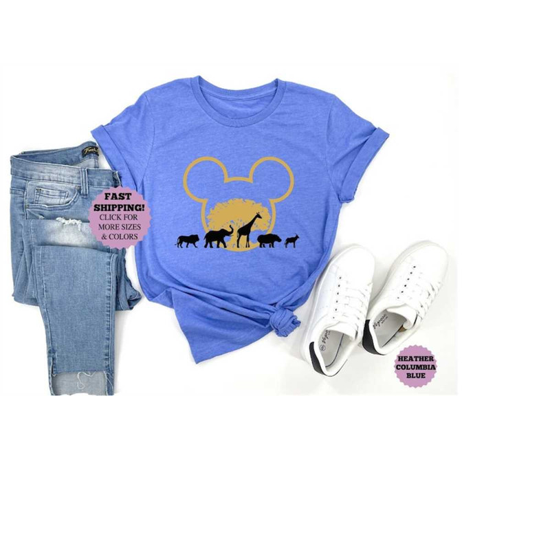 Disney Animal Kingdom Shirt, Disney Mickey forest animals Tee, Mickey and Minnie Safari Shirt, Animal Kingdom Family Tri.jpg