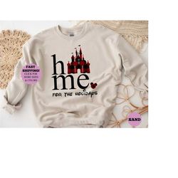 disney christmas family shirts, christmas matching shirts, disney christmas,family christmas tees, home for the holidays