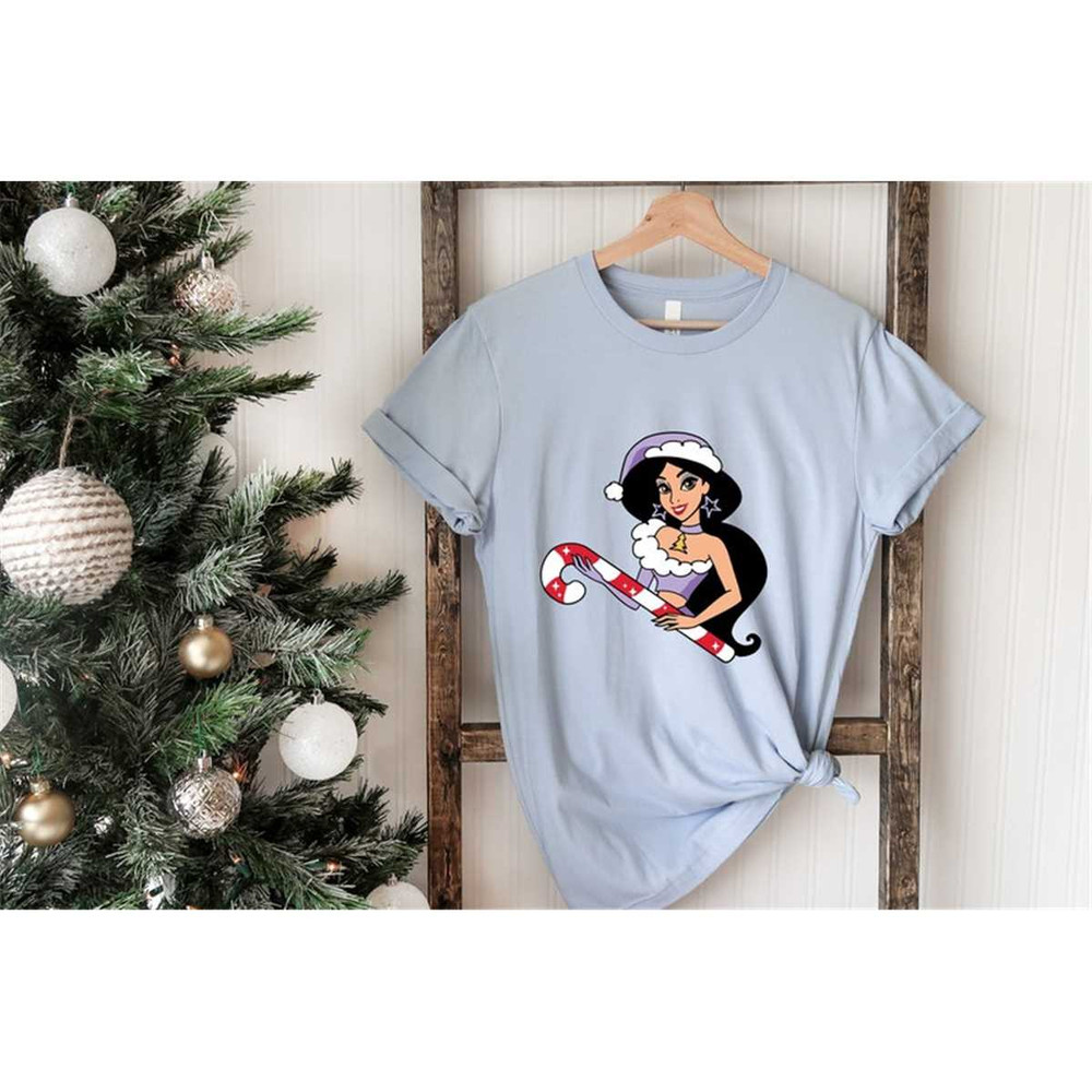 Disney Christmas Shirt, Princess Jasmine, Disney Princess, Kids Christmas shirt, Disney Castle, Mickey Ears, Disney Worl.jpg