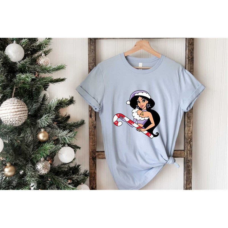 Disney Christmas Shirt, Princess Jasmine, Disney Princess, Kids Christmas shirt, Disney Castle, Mickey Ears, Disney Worl.jpg
