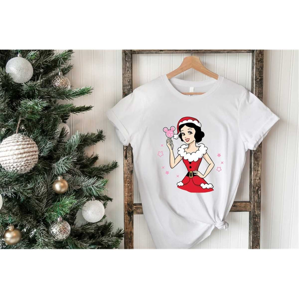 Disney Christmas Shirt, Princess Snow White, Disney Princess, Kids Christmas shirt, Disney Castle, Mickey Ears, Disney W.jpg