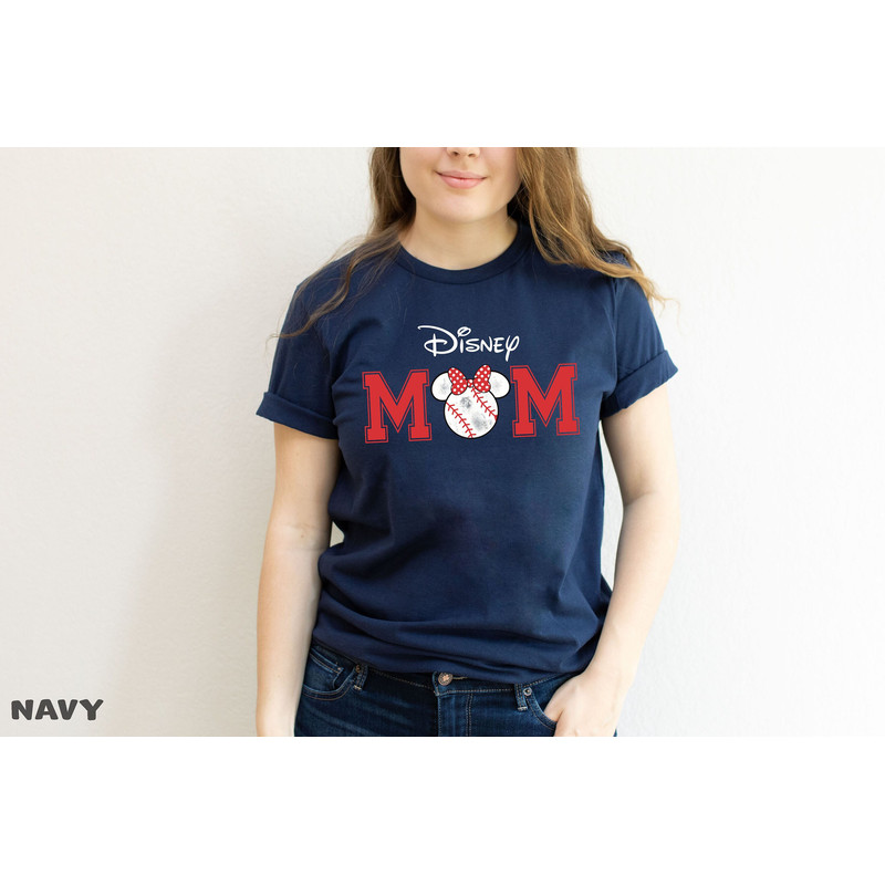 Disney Baseball Mom T-Shirt, Minnie Best Mom Ever Shirt, Mom Shirt, Disney Mother Shirt, Disney Shirt For Magic Kingdom, Mother Disney Gift.jpg