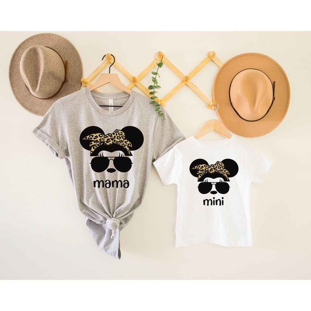 Leopard Mama T-Shirt, Sister And Mini Shirt, Disney Mama And Me Shirt, Disney mama Shirt, Mothers Day Shirt, Minnie Mama And Daughter Tee.jpg