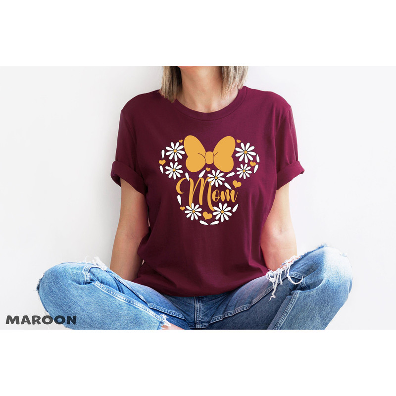 Minnie Daisy Mama T-Shirt, Disney Minnie Shirt, Disney Mom Shirt, Daisy Minnie Shirt, Disney Mouse Shirt, Mom Shirt, Mothers Day Shirt.jpg