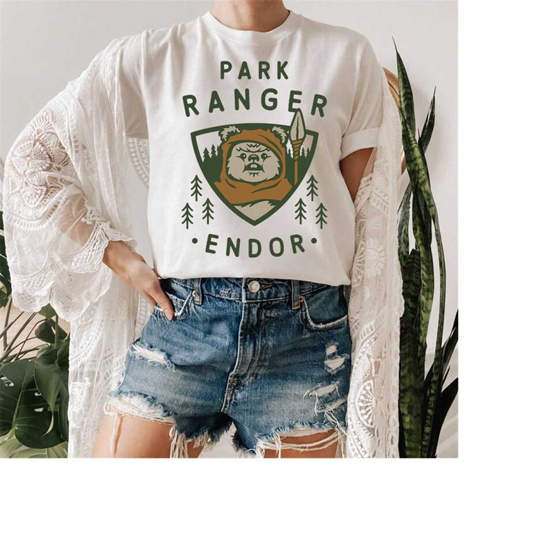 Star Wars Ewok Park Ranger Endor T-Shirt , Ewok Shirt, Disney Family Vacation Shirts, Disney Star Wars Shirt, Family Mat.jpg