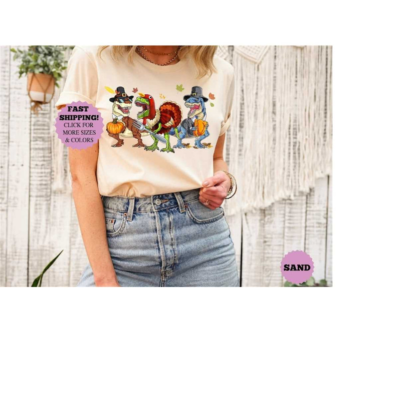 TRexgiving Shirt, T-Rex Shirt, Happy TRexgiving Shirt, Funny Thanksgiving Shirt, Cute Dinosaurs Shirt, Thanksgiving Shir.jpg