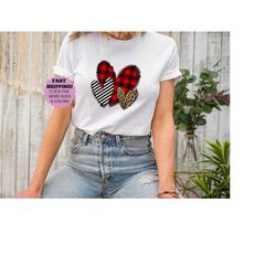 valentines day heart shirt, leopard love heart shirt, valentines day shirts for woman, valentines day gift,happy valent
