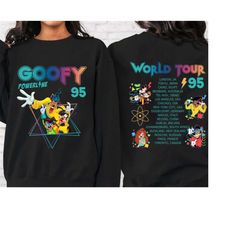 vintage disney powerline shirt, disney 90s a goofy movie powerline stand out world tour 95 shirt, disneyland matching fa