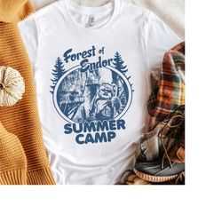 vintage star wars wicket ewoks endor forest summer camp shirt, galaxys edge trip, unisex tshirt family birthday gift a