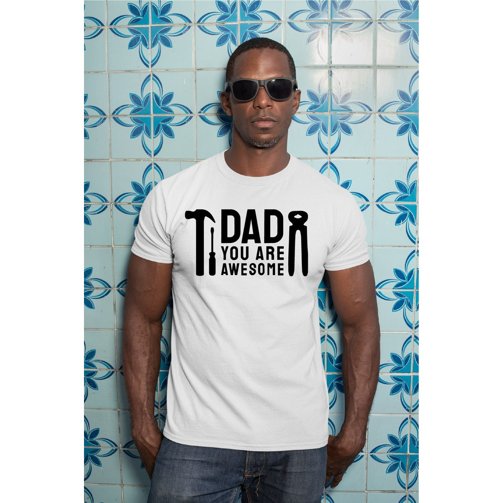 Awesome Dad Shirt, Father's Day Tshirt, Gift for Father, Cute Dad Shirt, Daddy Shirt, A475.jpg