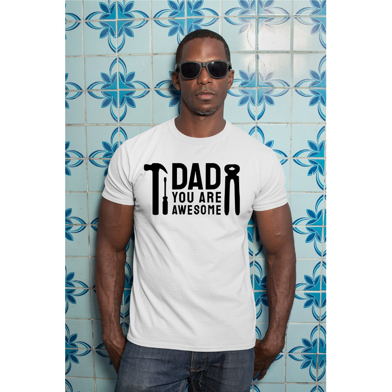 Awesome Dad Shirt, Father's Day Tshirt, Gift for Father, Cute Dad Shirt, Daddy Shirt, A475.jpg
