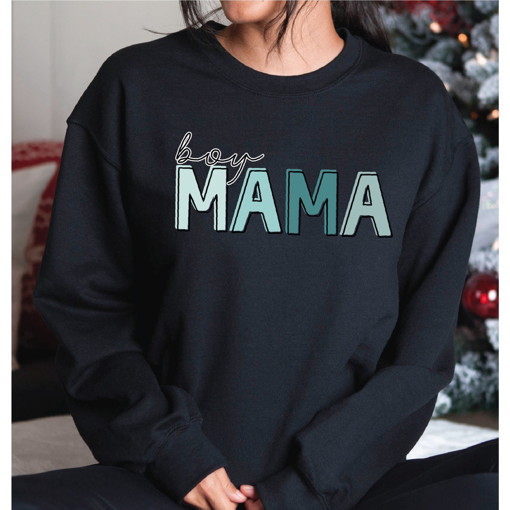 Boy Sweatshirt, Mother's Day Hoodie, Gift for Mom, Mama Crewneck, A252.jpg
