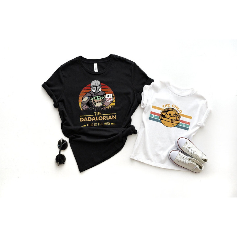Dadalorian And The Child Matching Shirt, Dadalorian And Son Shirt, New Dad Shirt, Father's Day Shirt, Gift for Dad, A496.jpg