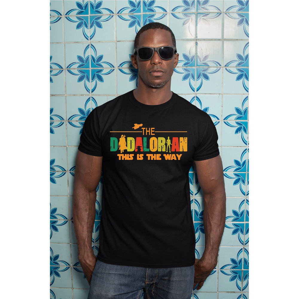 Dadalorian Shirt, This is The Way Tshirt, Fathers Day Tee, Fathers Day Gift, New Dad Shirt, A436.jpg