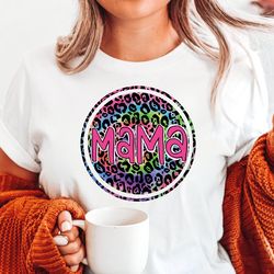 leopard mama shirt, mother tshirt, mom shirts, gift for mother, mother tee, mothers day shirt, funny tshirt, gift for wo