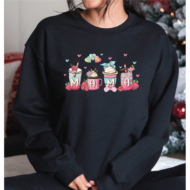 Mama Coffee Sweatshirt, Mother's Day Hoodie, Game Day Sweater, Mama Sweatshirt, Gift for Mom, A400.jpg