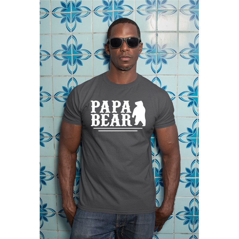 Papa Bear Shirt, Father's Day Shirt, Gift for Father, Cute Dad Shirt, Father's Day Gift Shirt, Dad Tee, A483.jpg