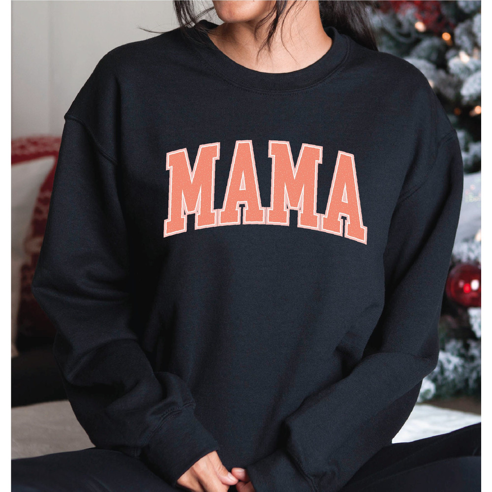 Retro Mama Sweatshirt, Mother Hoodie, Mom Sweater, Gift For Mother, Mother Slevees, Mother's Day Sweatshirt, Gift for Women, A198.jpg