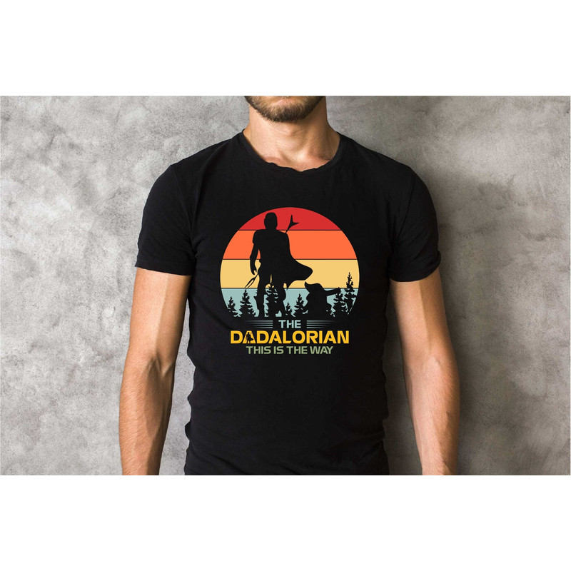 The Dadalorian Shirt, This is The Way, Fathers Day Tee, Retro Dadalorian Shirt, Dad Shirt, Fathers Day Gift, A415.jpg