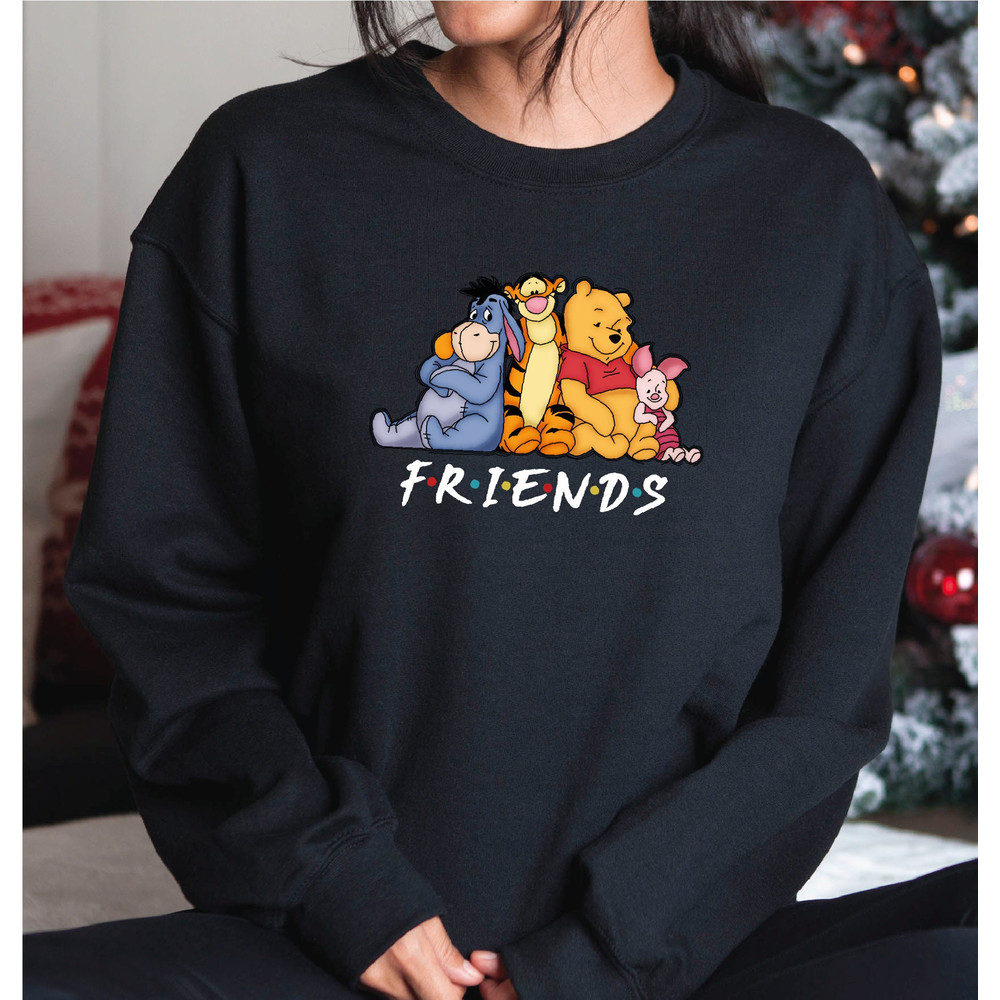 Winnie the Pooh Baby Sweatshirt, Friends Style Disneyworld Hoodie, Winnie the Pooh Outfit, Disneyland Gift M360.jpg