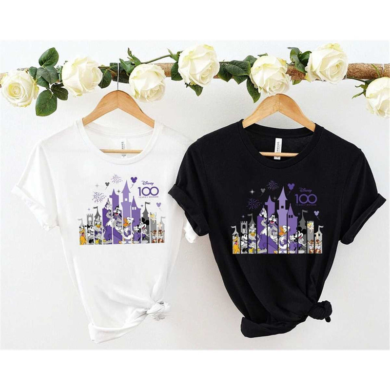 100 Years of Wonder Disney Shirt, Disney Trip Shirt, Magical Castle Shirt, 100th Anniversary Shirt, Disney Mickey Ear Va.jpg